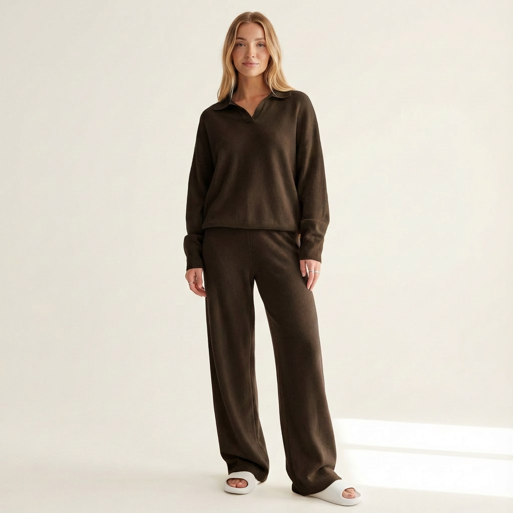 Anaya Sweetheart Cashmere Set