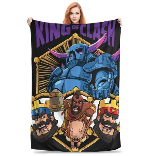 Clash Royale Soft Blanket