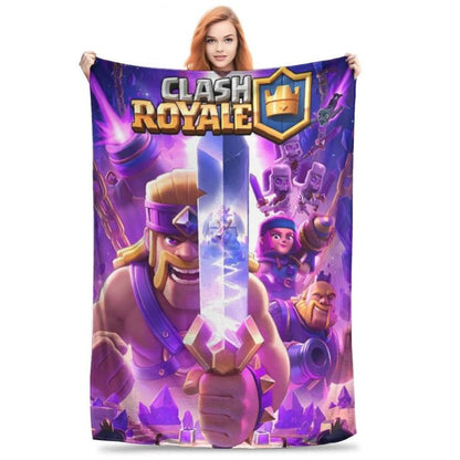 Clash Royale Soft Blanket