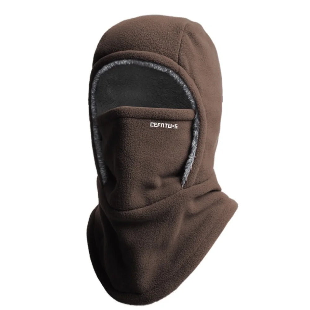Fleece-Lined 2-in-1 Hood & Face Mask