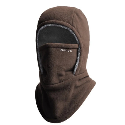 Fleece-Lined 2-in-1 Hood & Face Mask