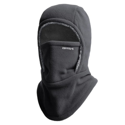 Fleece-Lined 2-in-1 Hood & Face Mask
