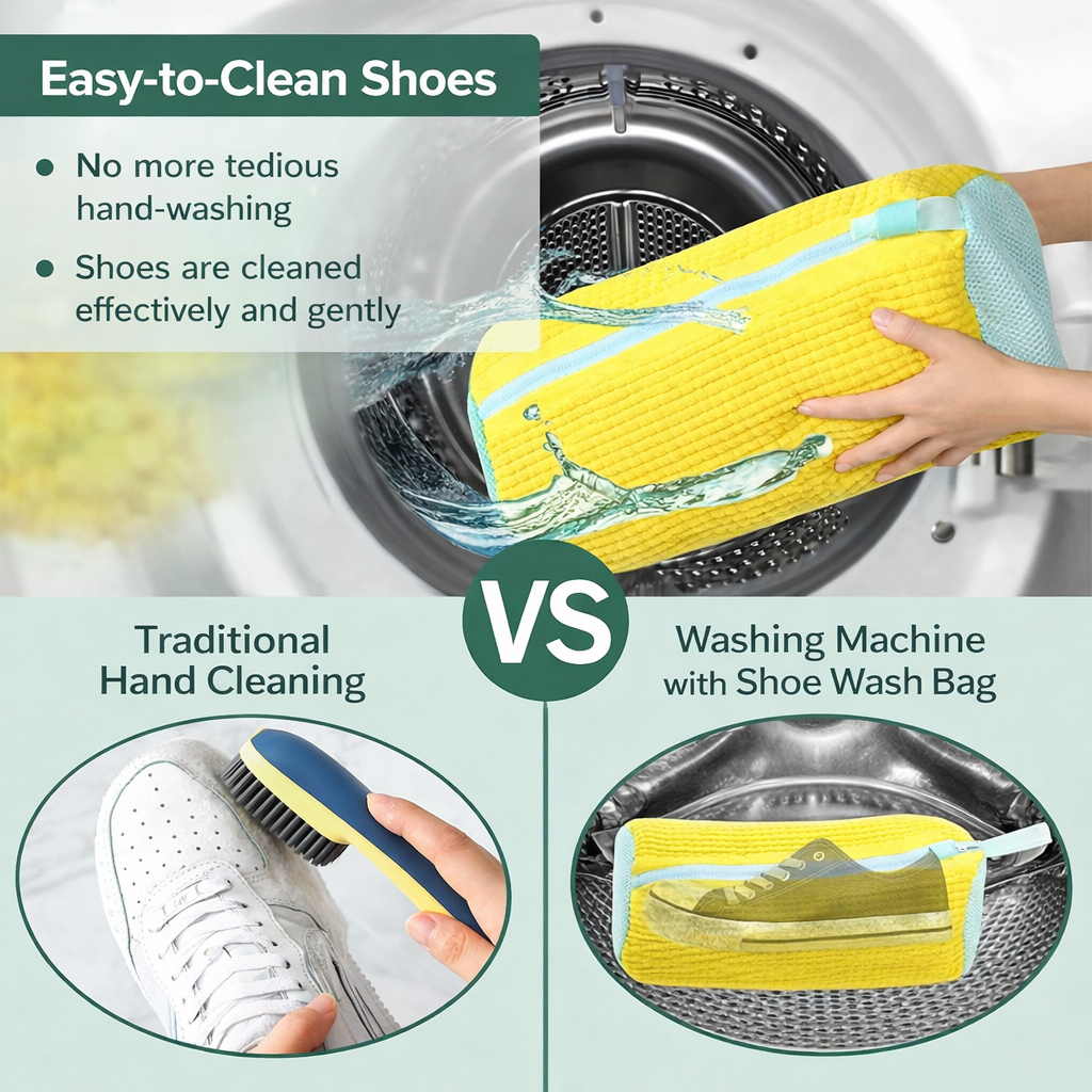 Rosavine Shoe Wash Bag