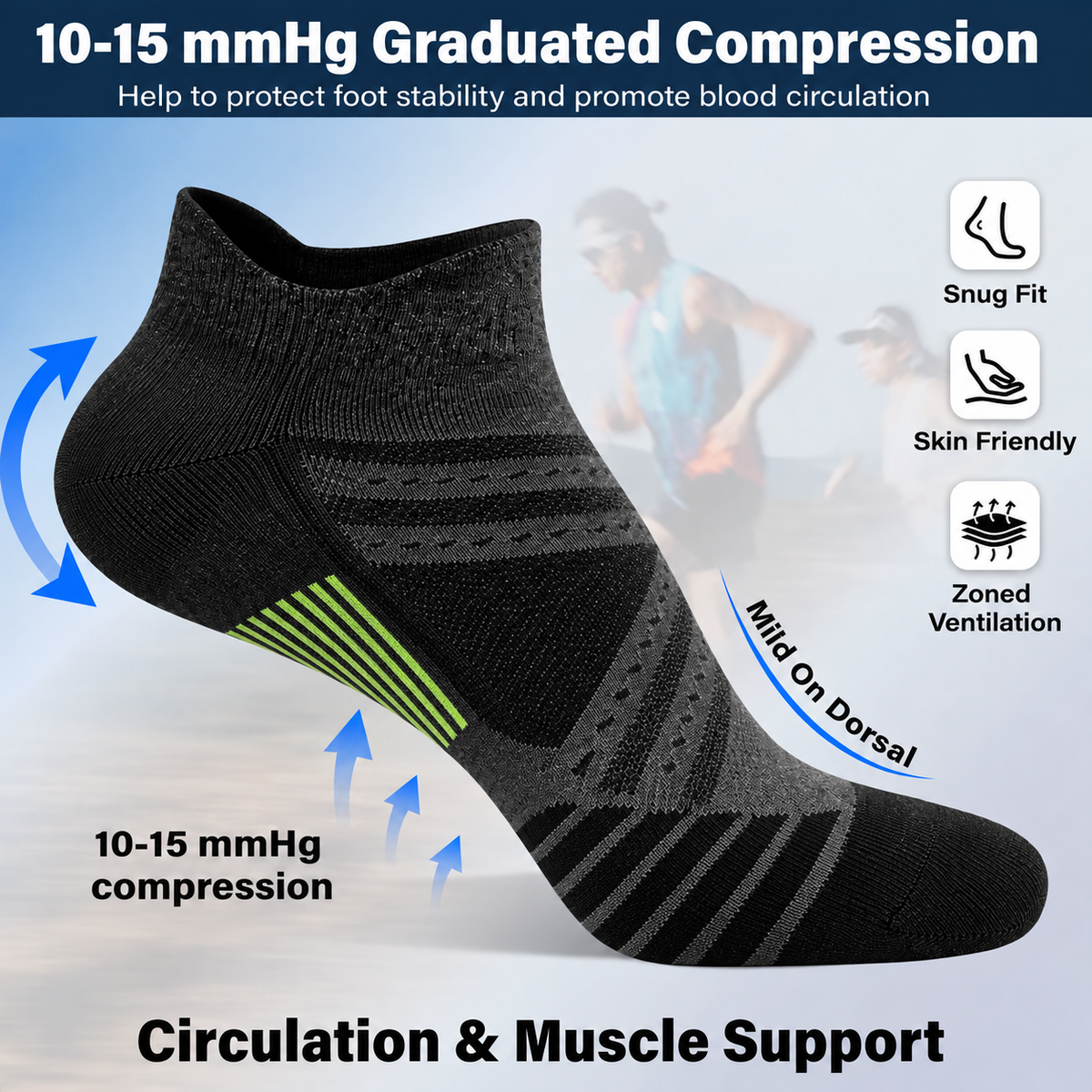 StrideGuard Everyday Performance Socks