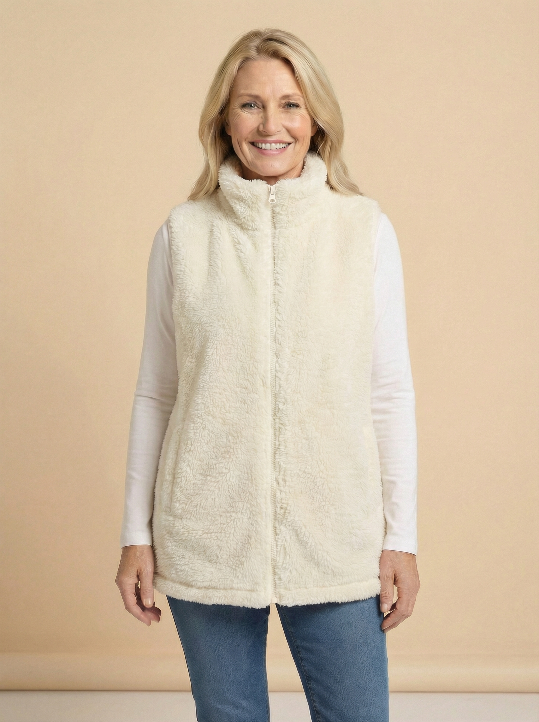 Leslie | Soft Zip Vest