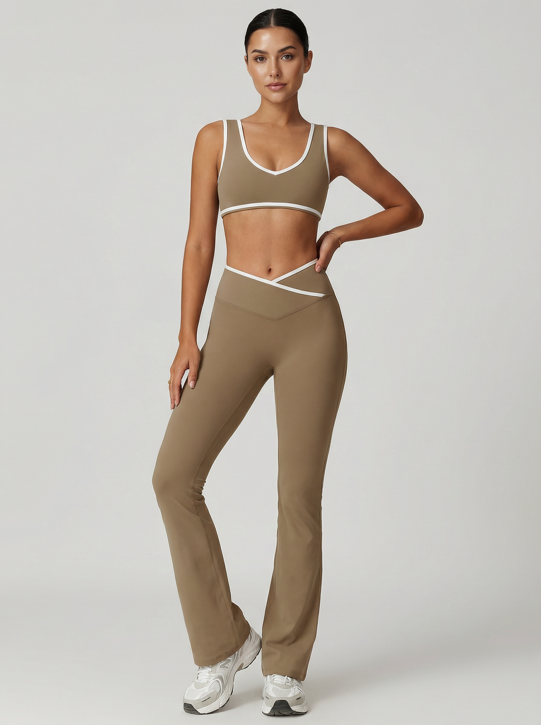 V-Waist Flare Set
