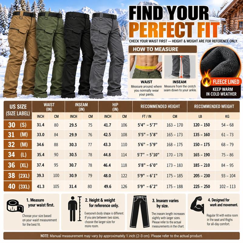 FleeceMate Men’s Fleece Pants