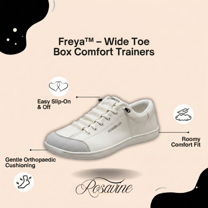 Freya™ – Wide Toe Box Comfort Trainers