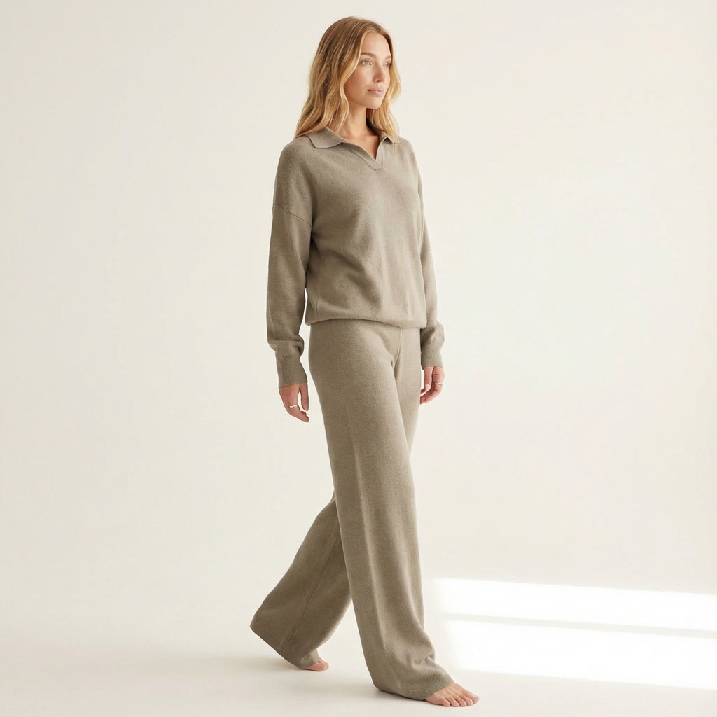 Anaya Sweetheart Cashmere Set