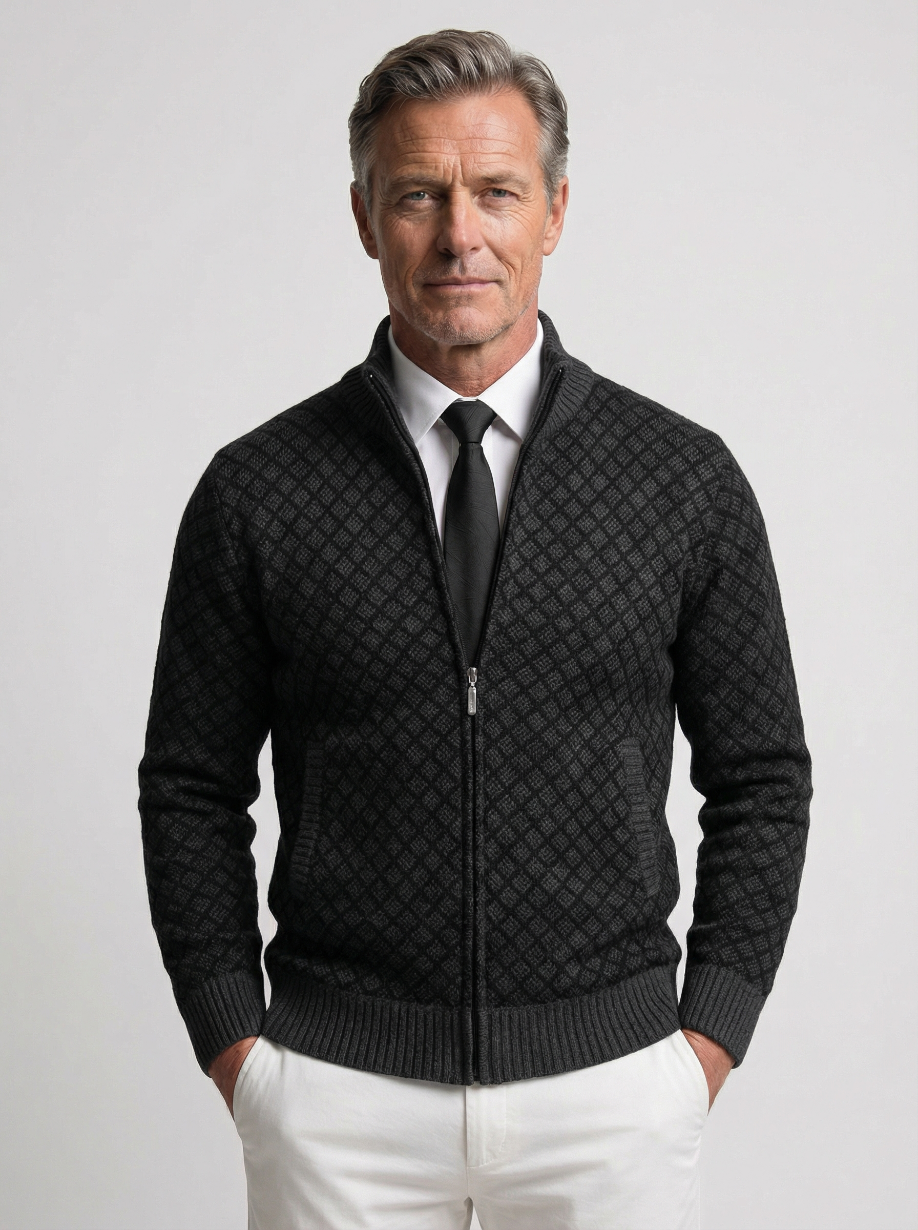 Oliver | Premium Zip Cardigan