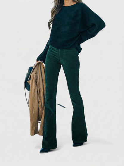 Flared Corduroy Trousers