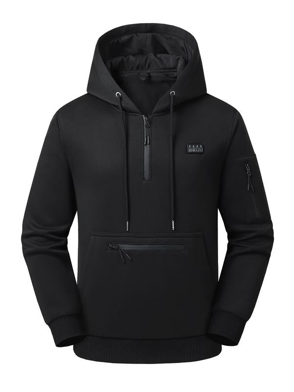 HeatHaven Heated Zip-Up Hoodie
