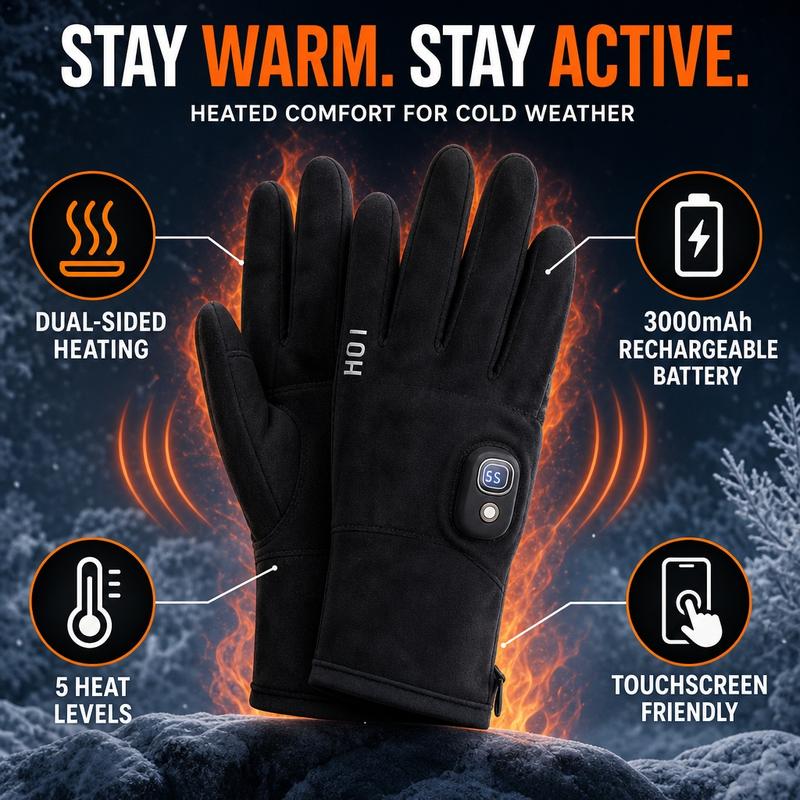 HeatHaven Rechargeable Heated Gloves