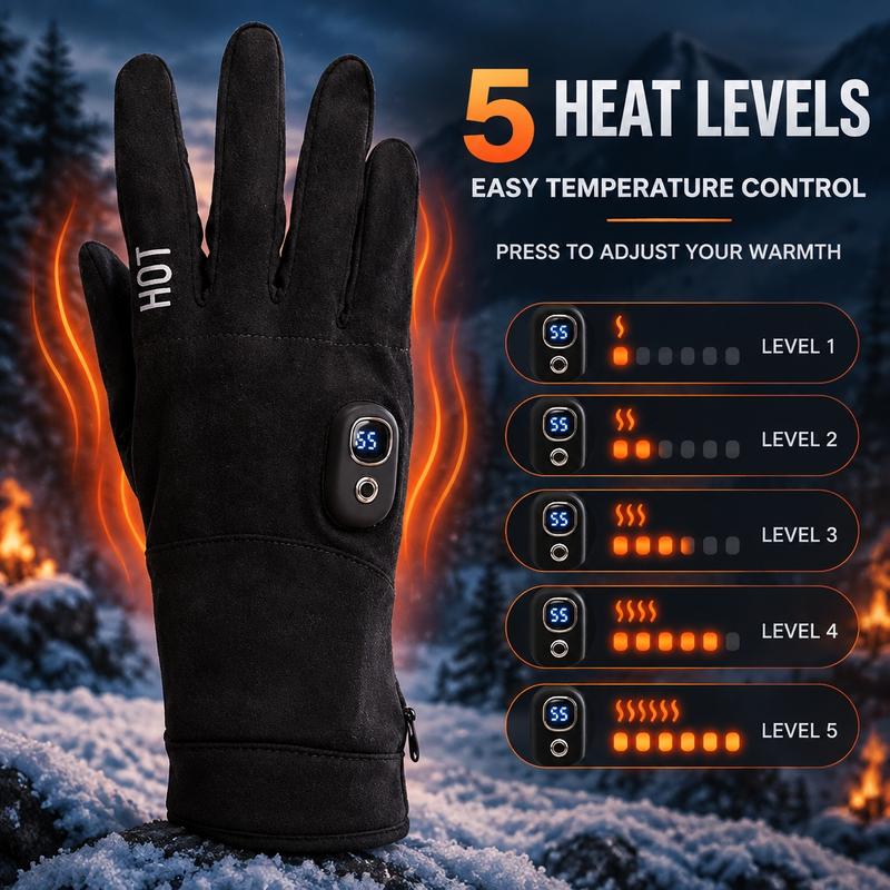 HeatHaven Rechargeable Heated Gloves