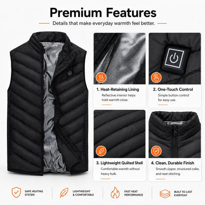 HeatHaven Unisex Rechargeable Heated Vest