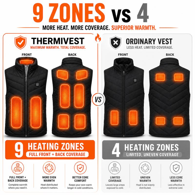 HeatHaven Unisex Rechargeable Heated Vest