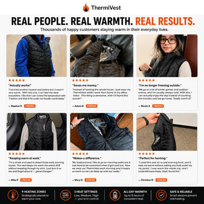 HeatHaven Unisex Rechargeable Heated Vest