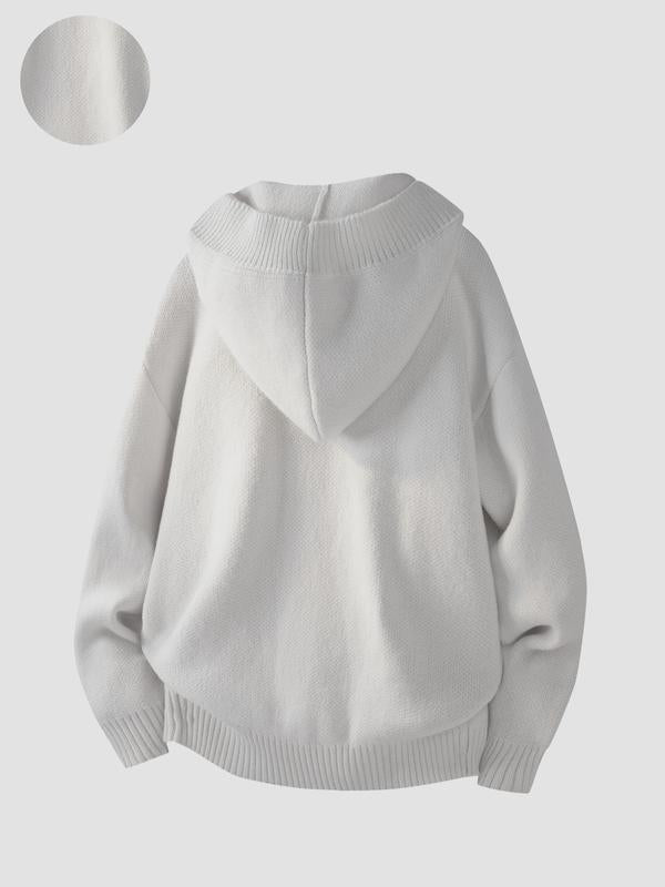Riley | Knit Hooded Cardigan