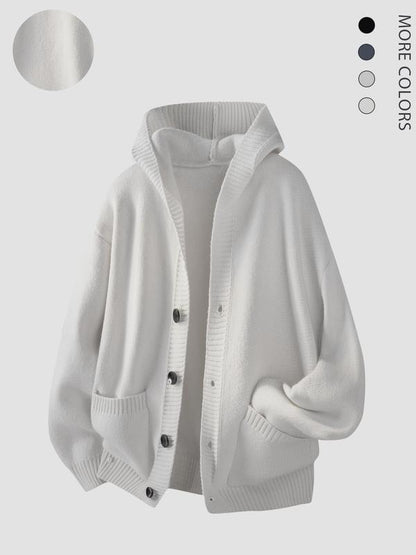 Riley | Knit Hooded Cardigan