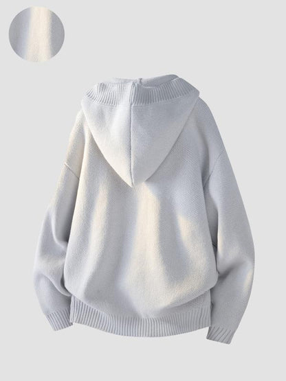 Riley | Knit Hooded Cardigan