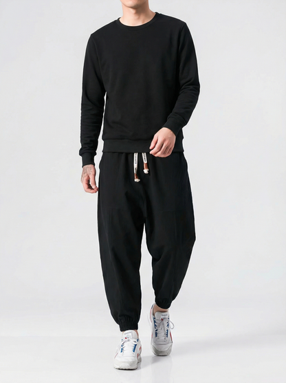 Shawn – Comfortable Cotton Harem Trousers