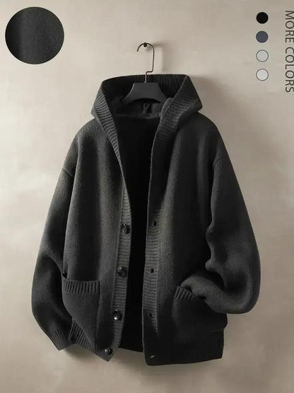 Riley | Knit Hooded Cardigan