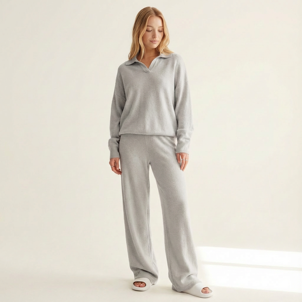 Anaya Sweetheart Cashmere Set