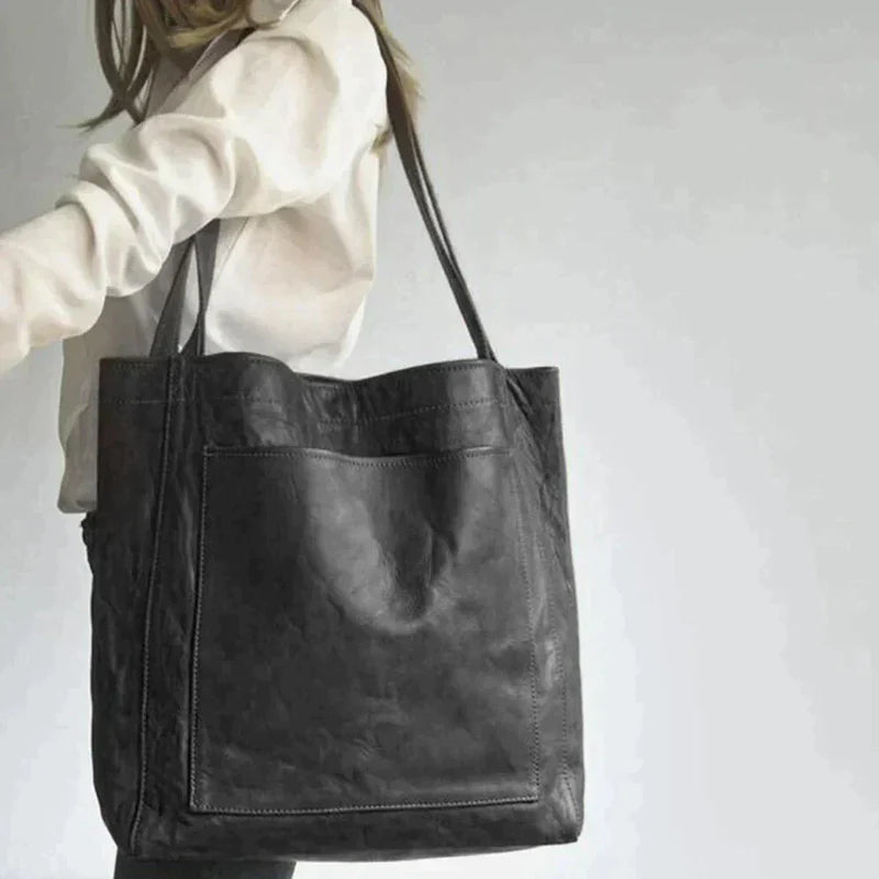 Lorena Faux Leather Tote Bag