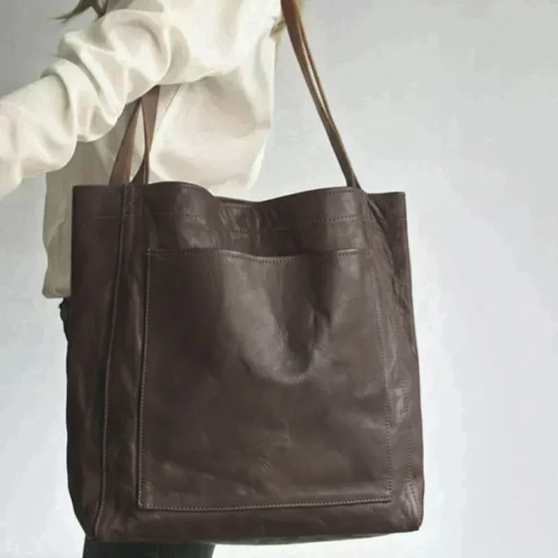 Lorena Faux Leather Tote Bag