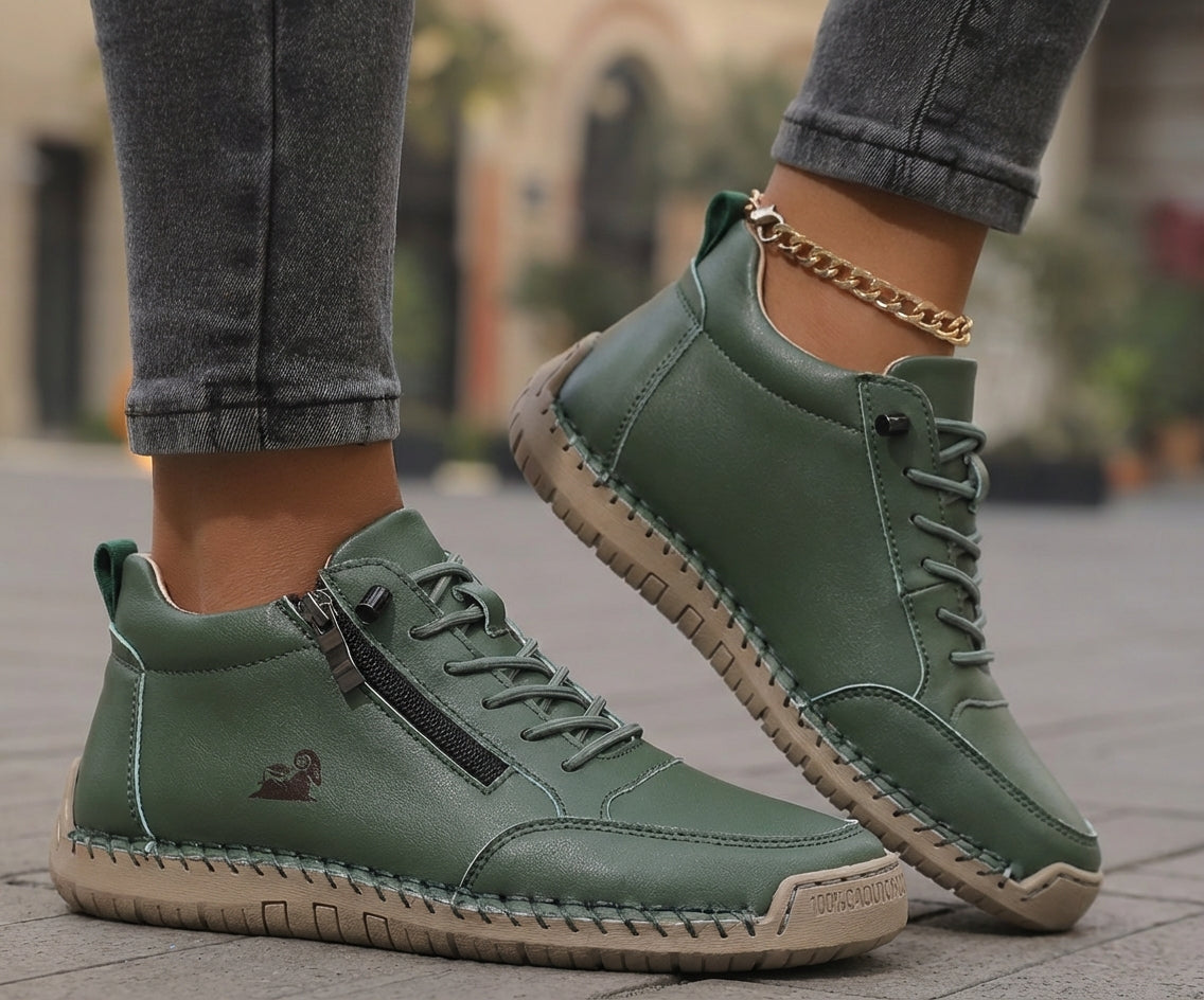 Mila™ – Comfortable Orthopaedic Zip Sneakers