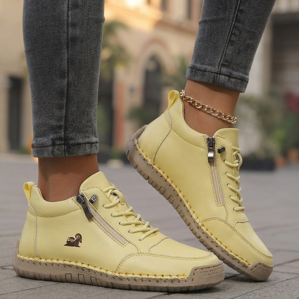 Mila™ – Comfortable Orthopaedic Zip Sneakers