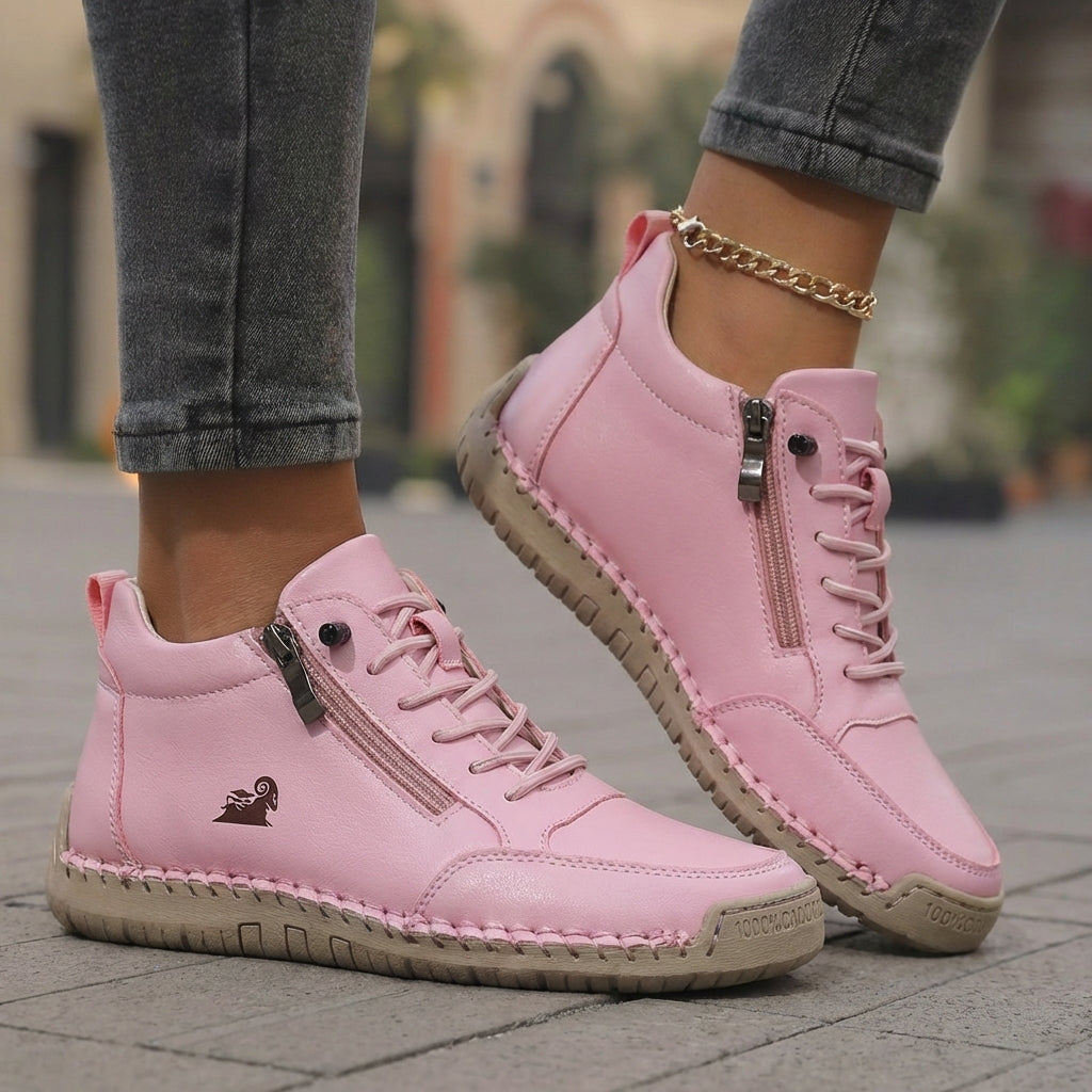 Mila™ – Comfortable Orthopaedic Zip Sneakers