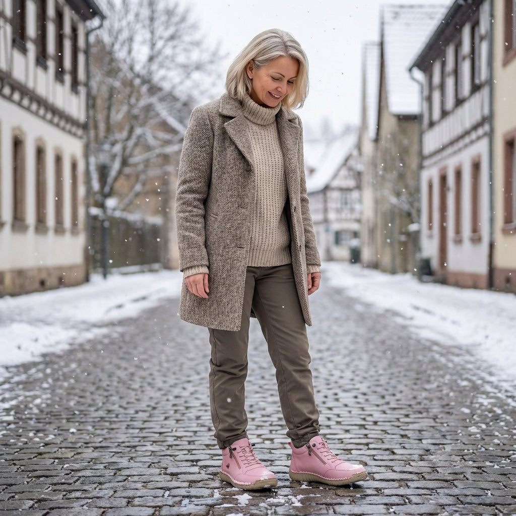 Mila™ – Comfortable Orthopaedic Zip Sneakers