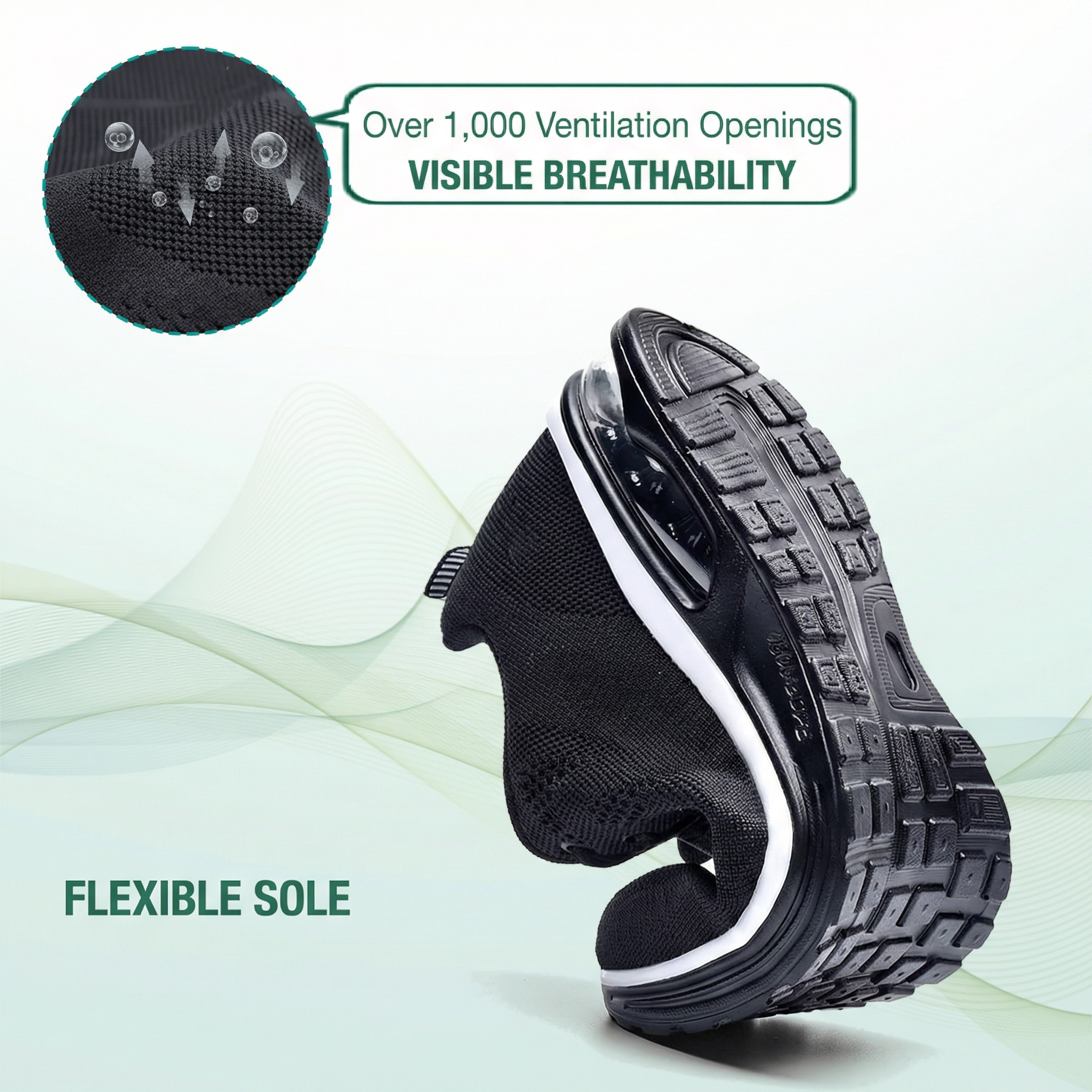 SanoWalk™ | Orthopaedic Comfort Shoes – Black Edition