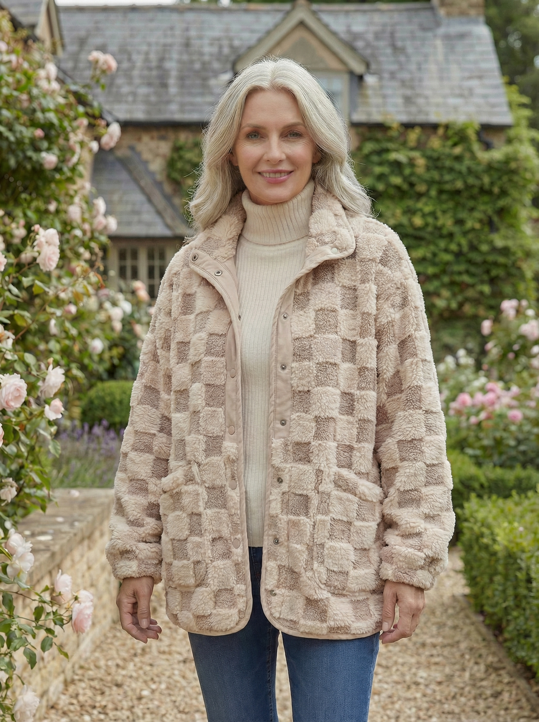 Rosie™ | Soft Check Jacket