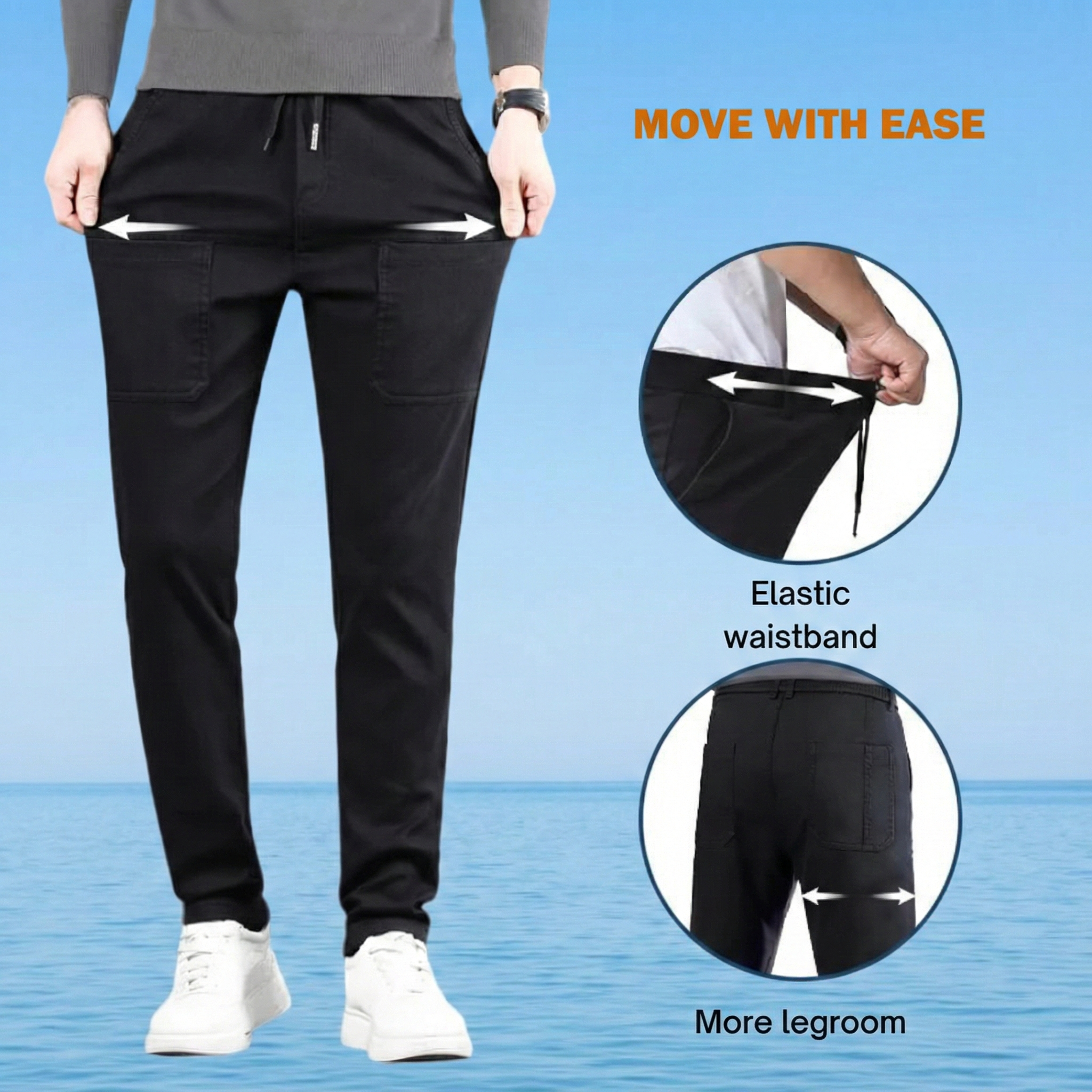 AirFlex Cargo Pants – Winter Sale! – Stretchy & Weather-Resistant!