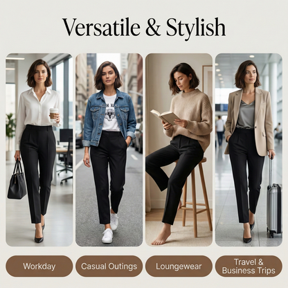 Women’s high-waisted suit trousers