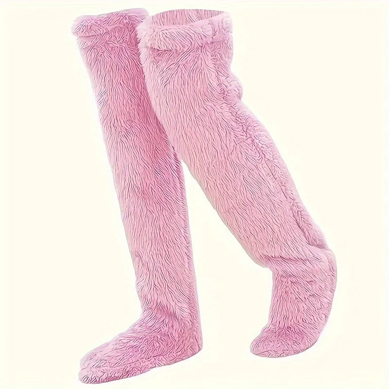 Over Knee High Fuzzy Long Socks
