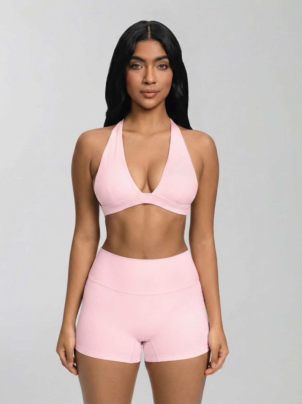 Plunge Neck Bra Top