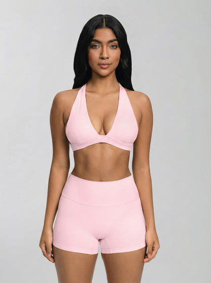 Plunge Neck Bra Top