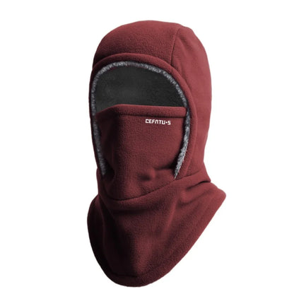 Fleece-Lined 2-in-1 Hood & Face Mask