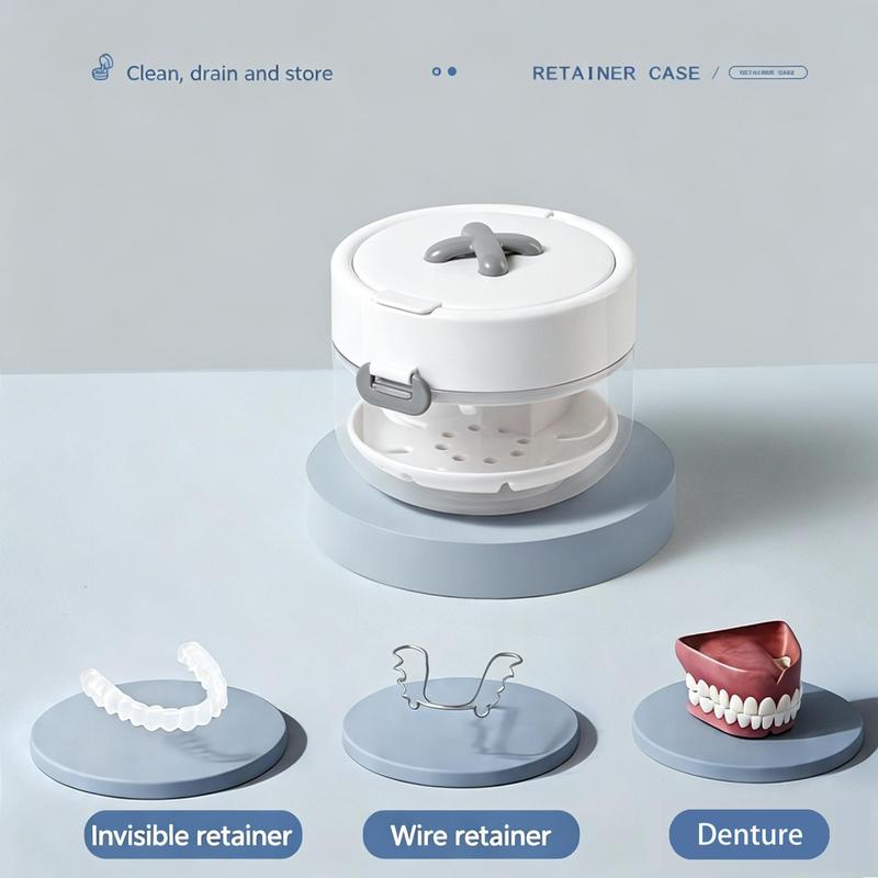 3-in-1 Retainer Cleaning Case™ Clean • Drain • Store