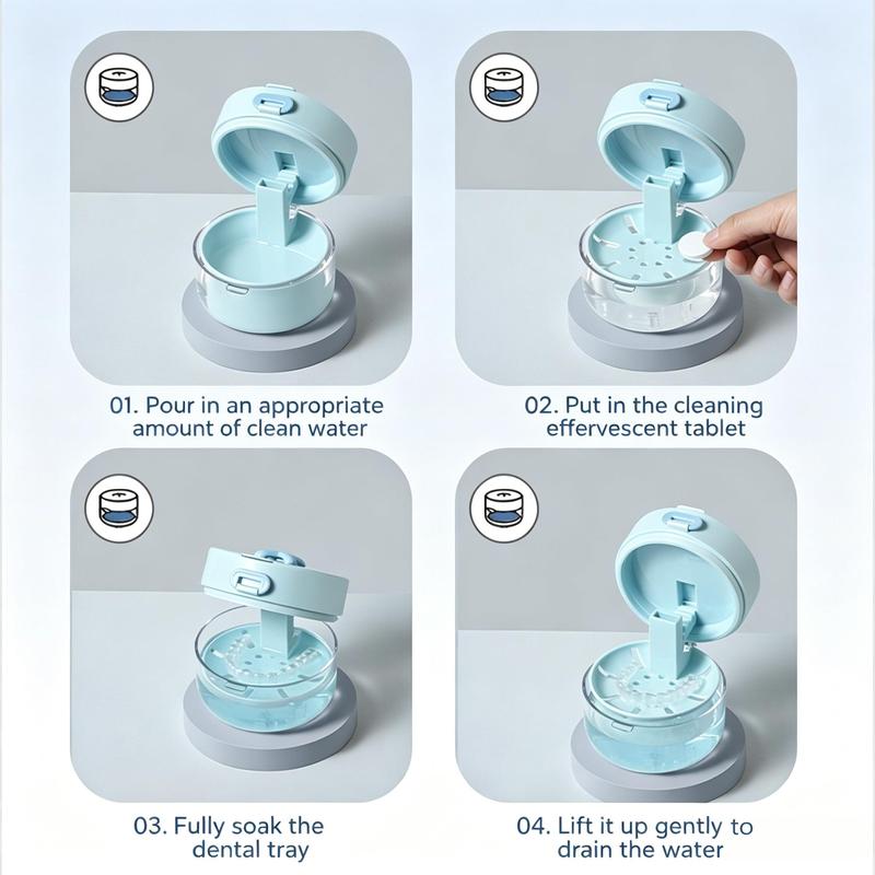 3-in-1 Retainer Cleaning Case™ Clean • Drain • Store