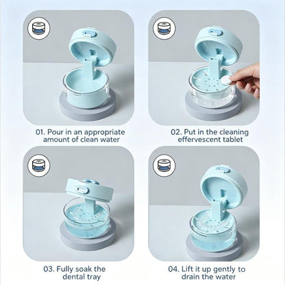 3-in-1 Retainer Cleaning Case™ Clean • Drain • Store