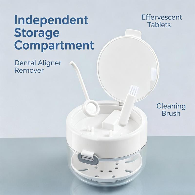 3-in-1 Retainer Cleaning Case™ Clean • Drain • Store