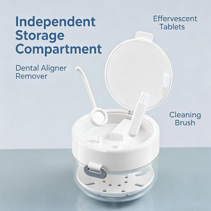 3-in-1 Retainer Cleaning Case™ Clean • Drain • Store