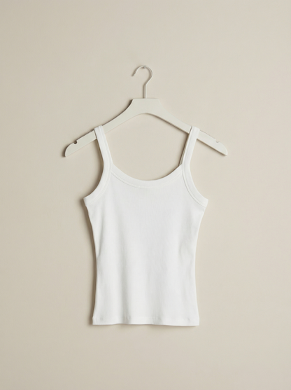 Ribbed Fitted Tank Top