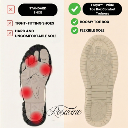 Freya™ – Wide Toe Box Comfort Trainers