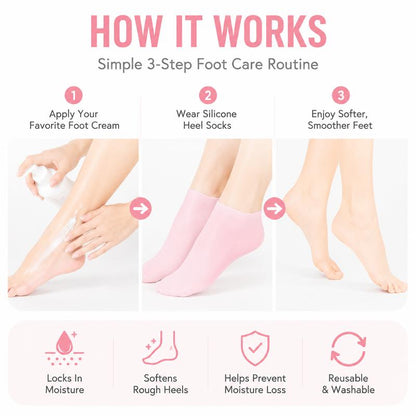 SoftStep Heel Spa Socks