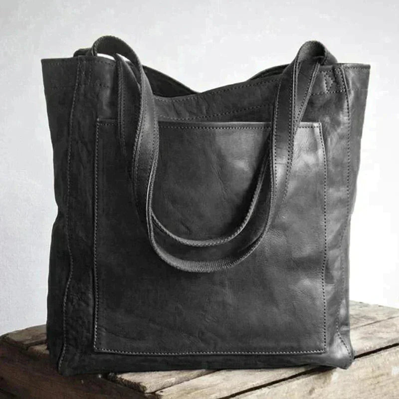 Lorena Faux Leather Tote Bag